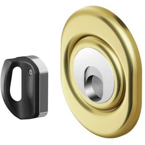 DEFENDER MAGNETICO PER SERRATURE ATRA 'MR 503F' inox ottone lucido