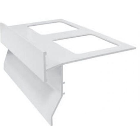 Gocciolatoio Per Balconi Pvc Mm 85X2,6 M Bianco