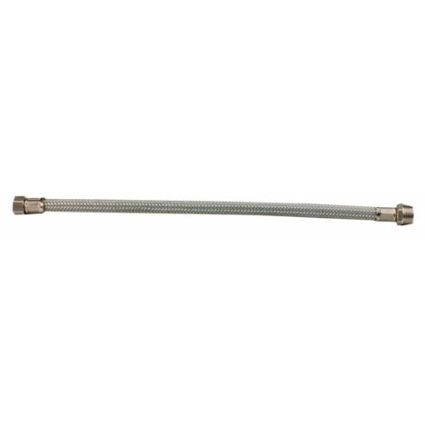 PL FLESSIBILE INOX M 1/2 F 3/8  40 CM  2 PZ