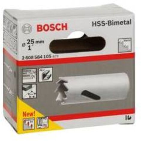 BOSCH-A SEGA A TAZZA BIMETALLICA HSS D  25