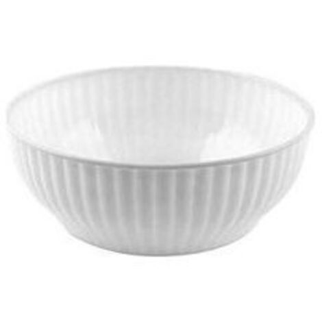 Insalatiera in plastica diametro 20 cm - Bianco - Mobil Plastic