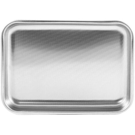 Teglia Bassa Rettangolare in acciaio inox antaiderente 40 (1/2)