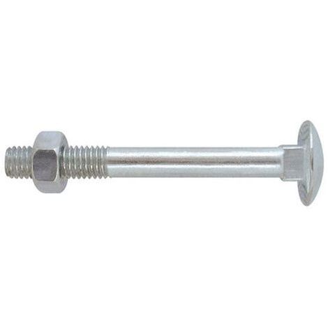 BULLONE ZINCATO TESTA TONDA T.T.Q.S.T.D.E. 10 x 50