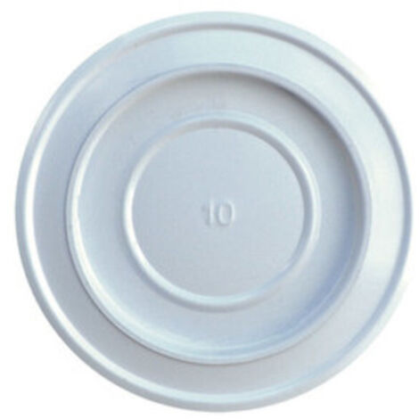 Rosone per tubi di stufa - Bianco - Misura: Ø 10 cm