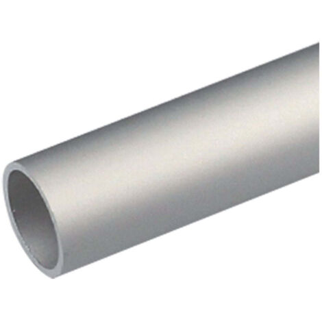 Profilo per fai da te tipo tondo in alluminio anodizzato - Misure: mm 12 x  1 - mt 2 - Colore: Argento - 15 pz