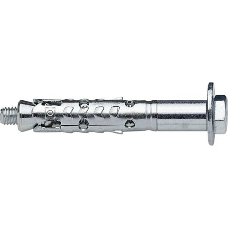 25 x ELEMATIC TASSELLO LE BP 8 ACCIAIO TESTA ESAGONALE