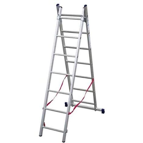 SCALA ALLUMINIO STILO 2X 7 GR MT.2,02-4,04