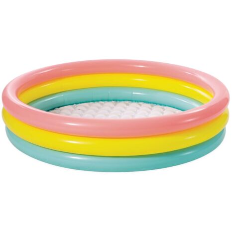 Piscina Gonfiabile Tonda 3 Anelli +2 Anni - ø cm.147x33h. - peso kg.1,76 (57422) (1/10)