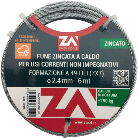 Wire Leader MAVER 0,39mm – Cavetto Acciaio Per Pesca Da 30 LB – Anti-Morsicatura Per Predatori
