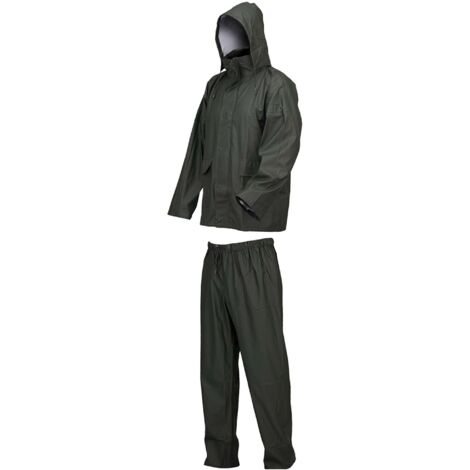 Industrial Starter IMPERMEABILE COMPLETO LLUVIA Col. Verde  Mis. M