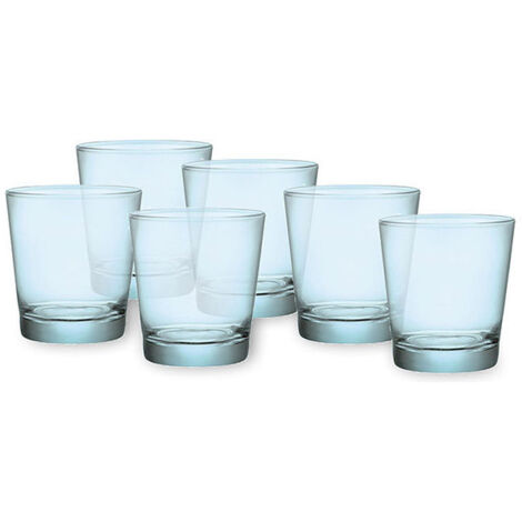 Bormioli Rocco Vc6kf Confezione 6 Bicchieri Sestriere Azzurro 24cl