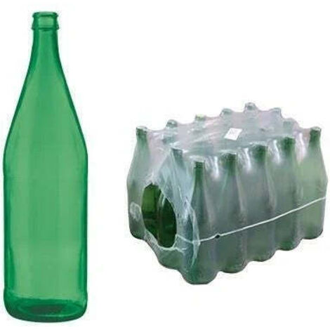 BOTTIGLIE IN VETRO colore VERDE per Acqua  MINERALE 1 LT. CF20 PZ