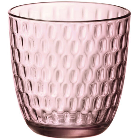 Bormioli Rocco 6 Bicchieri da acqua Slot rosa 29 cl