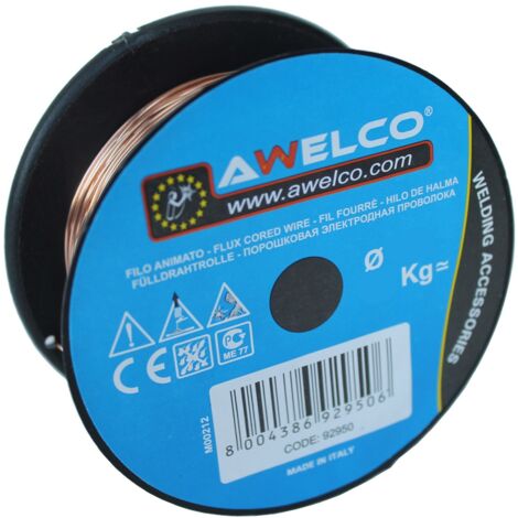 Awelco bobina filo animato no gas   0,9 mm gr 200 per saldatrici saldatrice bobine