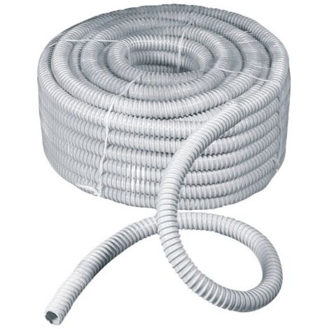 30MT GUAINA SPIRALATA FLESSIBILE GRIGIA ROTOLO DIAMETRO 20MM