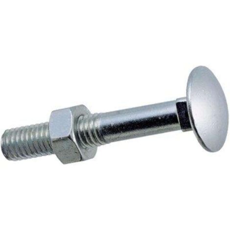 BULLONE ZINCATO TESTA TONDA T.T.Q.S.T.D.E. 10 x 180