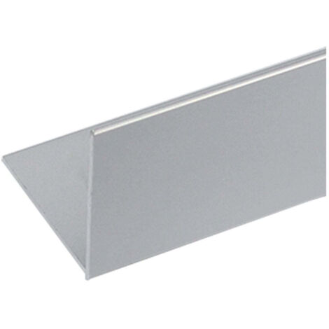 Profilo per fai da te angolare - Colore: Argento - 10 pz - Misure: mm 20X20X1 - mt 1
