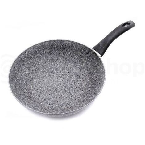Cortina EcoPadella Wok con 1 Manico, Diametro 28 cm, Ideale per Induzione, Modello Ballarini