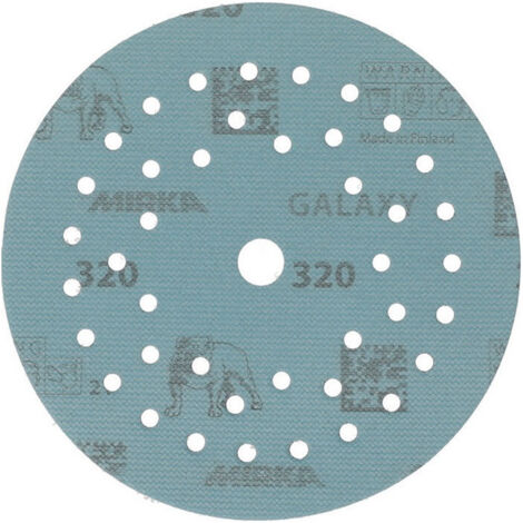 50PZ DISCO ABRASIVO CIRCOLARE MULTIFORO 'GALAXY MULTIFIT GRIP' +y 125 mm grana 3