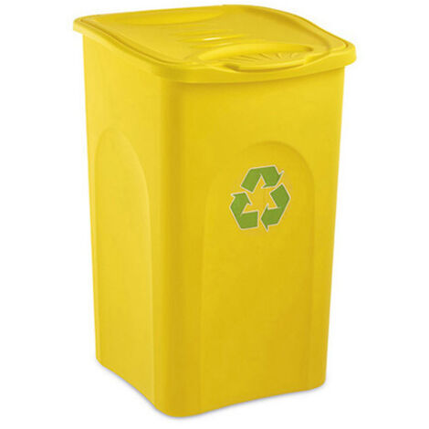 STEFANPLAST - BEGREEN PATTUMIERA 37X37X56 50 LT GIALLO 70600