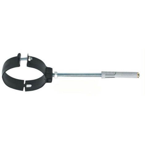 collare pesante nero   12 cm 120 mm per fissaggio tubo tubi stufa camino