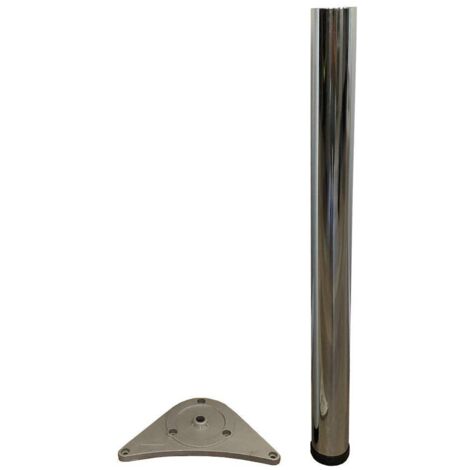 Piede Per Tavolo Acciaio D. 60Xh710 Mm Cromo - 4 Pz