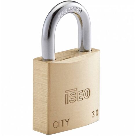 ISEO P700 LUCCHETTO CITY ARCO KA 30MM OTTONE