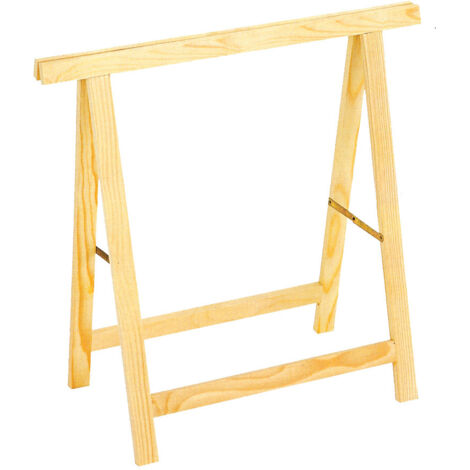 Cavalletto multiuso in legno di pino standard cm 73,5x75h