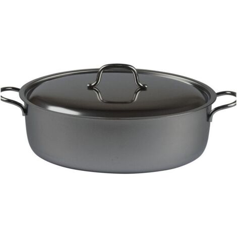 Casseruola Ovale Inox Con Coperchio
