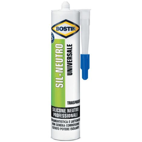 Bostik silicone neutro trasparente ml.300 - 12 pz (1/2)