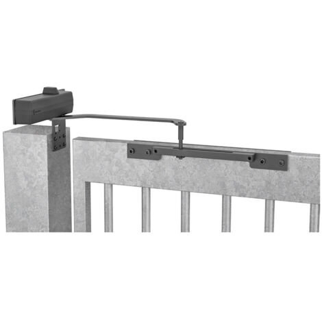 CHIUDICANCELLO AERODINAMICO NERO DC650G ASSA ABLOY
