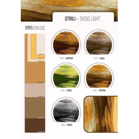 TAPPETO CUCINA STRILI 57X180 CM ASSORTITO