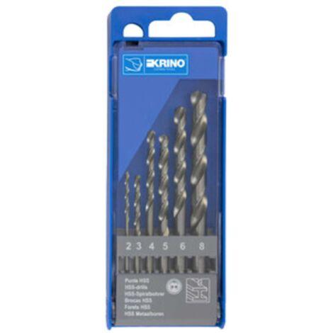 ASSORTIMENTO 6 PUNTE HSS RETTIFICATE H.Q.   2-8 MM