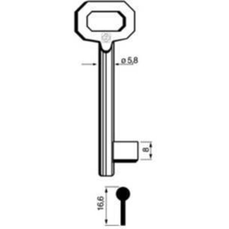 Chiavi silca patent 5011 passepartout media bronz - 5 pz