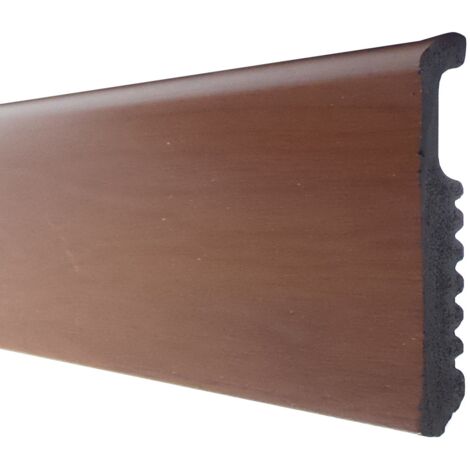 Battiscopa 75X8 Polistirene Liscio 200 Cm Ciliegio - 10 Pz
