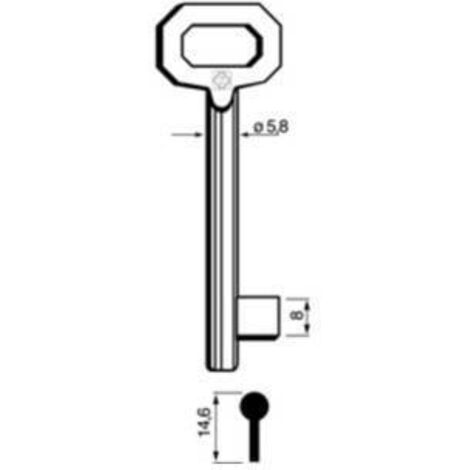 Chiavi Silca Patent 5010 Passepartout Corta Bronz - 5 Pz