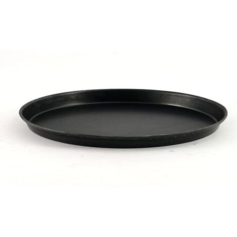 Pentole Agnelli COFE43B30 - Tortiera Tonda In Lamiera Blu Per Pizze , Nero, 30 x 30 x 2.5 cm, 1 Pezzo