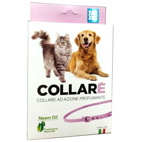 Collaré Protezione Naturale Neem Colore Rosa Fragranza Aromatica