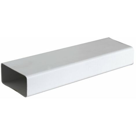 EDIL PLAST - LA VENTILAZIONE TUBO RETTANGOLARE IN PVC 120X60 MM. LUNGHEZZA 1,5 M. CT126B