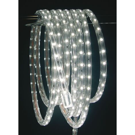Striscia LED fissa 6 m bianco caldo da esterno IP44 – ideale decorazione giardino (1/5)