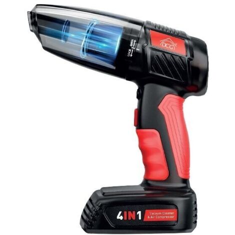 Aspirapolvere e compressore a batteria bsi6000 dcg gonfia gomme auto moto