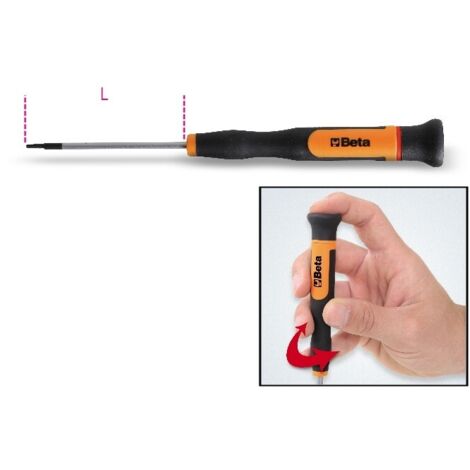 MICROGIRAVITE A CHIAVE MASCHIO PER VITI CON IMPRONTA TORX® T20 ART. 1257TX