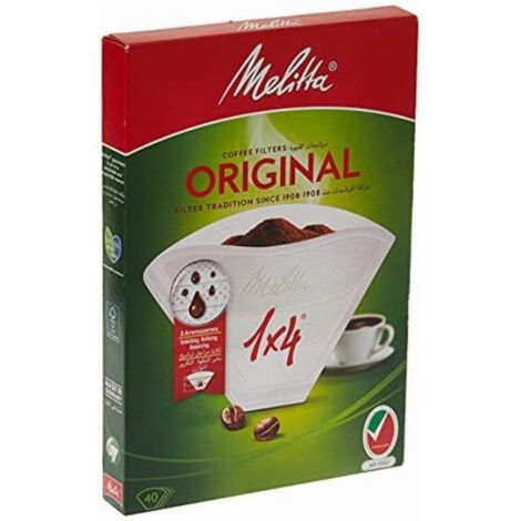 Kaufgut Melitta Filtro Carta 1x4 Confezione 40 Pezzi