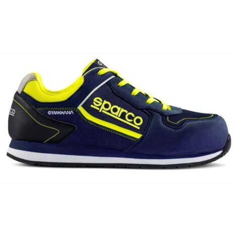 SPARCO SCARPA GYMKHANA - Colore: Blu Marine / Giallo Fluo - Taglia: 36