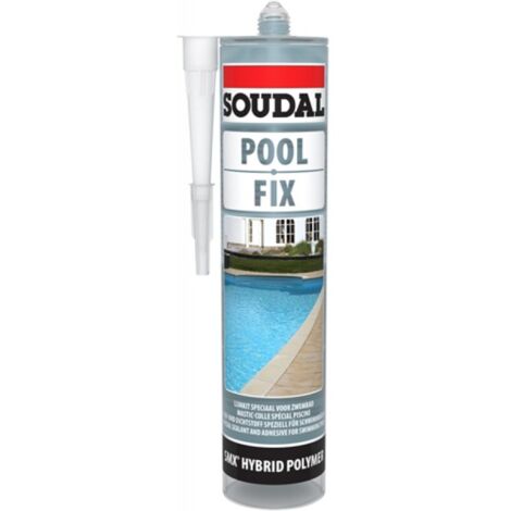 Adesivo sigillante pool stix soudal 290 ml - blu chiaro