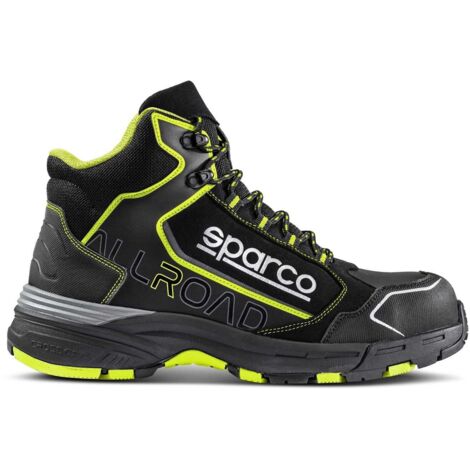SPARCO SCARPA ALLROAD-H - Taglia: 39 - Colore: Nero / Giallo Fluo