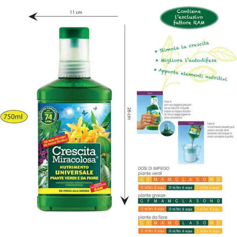 1PZ CRESCITA MIRACOLOSA UNIVERSALE ML.750 (1/5)