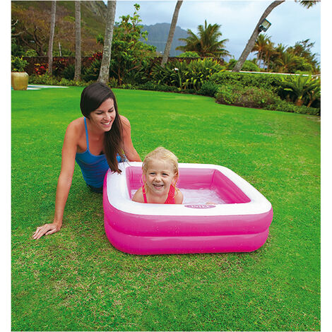 Intex Piscina Gonfiabile per Bambini Quadrata Giardino Fuoriterra da Esterno