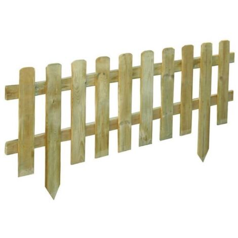 Steccato in legno 'inglese ii' cm. 120 x h.30/45
