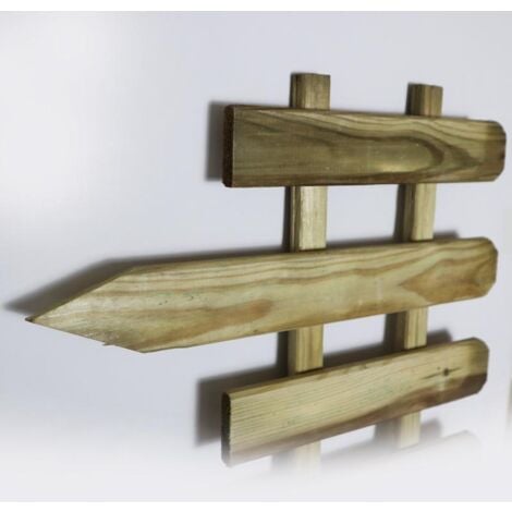 Steccato in legno 'inglese ii' cm. 120 x h.30/45